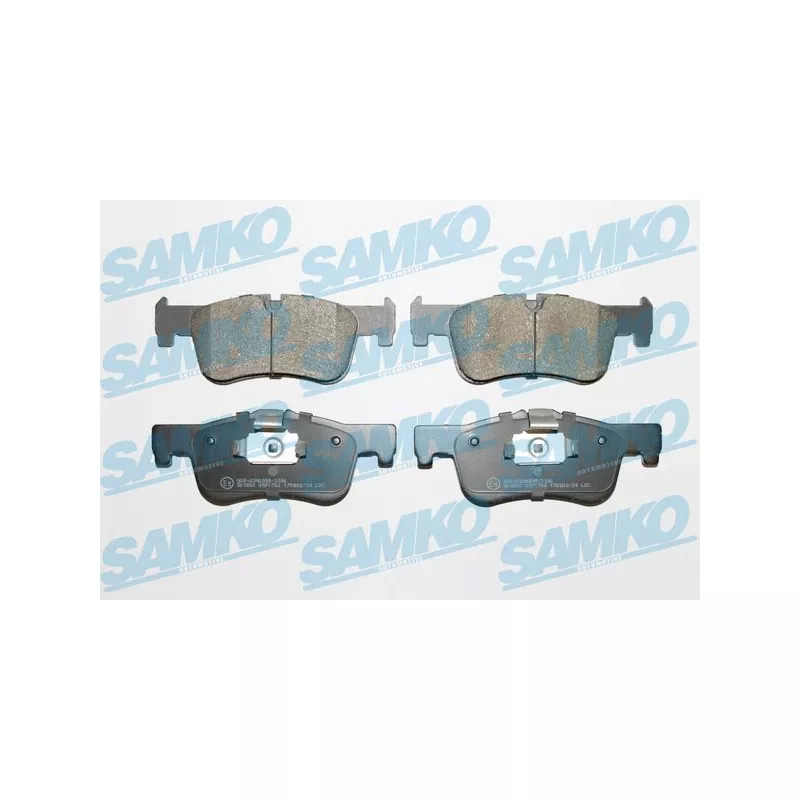Jeu de 4 plaquettes de frein avant SAMKO 5SP1752