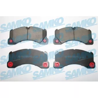 Jeu de 4 plaquettes de frein avant SAMKO