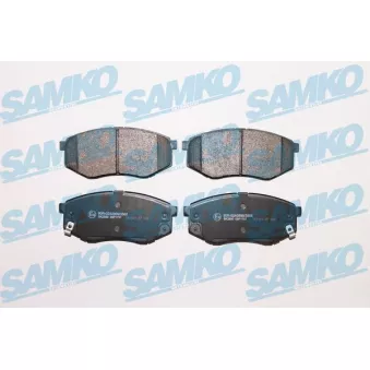 Jeu de 4 plaquettes de frein avant SAMKO