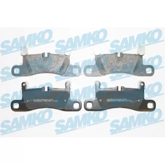 Jeu de 4 plaquettes de frein arrière SAMKO