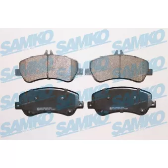 Jeu de 4 plaquettes de frein avant SAMKO