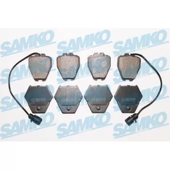 Jeu de 4 plaquettes de frein avant SAMKO