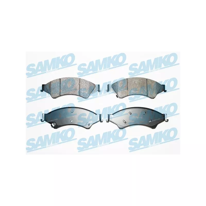 Jeu de 4 plaquettes de frein avant SAMKO 5SP1768