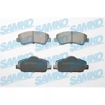 Jeu de 4 plaquettes de frein avant SAMKO