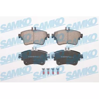 Jeu de 4 plaquettes de frein avant SAMKO