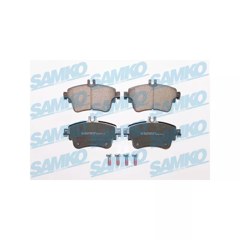 Jeu de 4 plaquettes de frein avant SAMKO 5SP1780