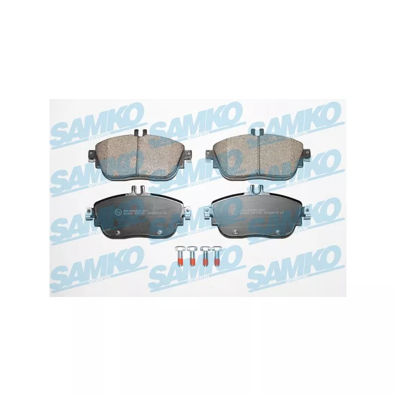 Jeu de 4 plaquettes de frein avant SAMKO 5SP1781