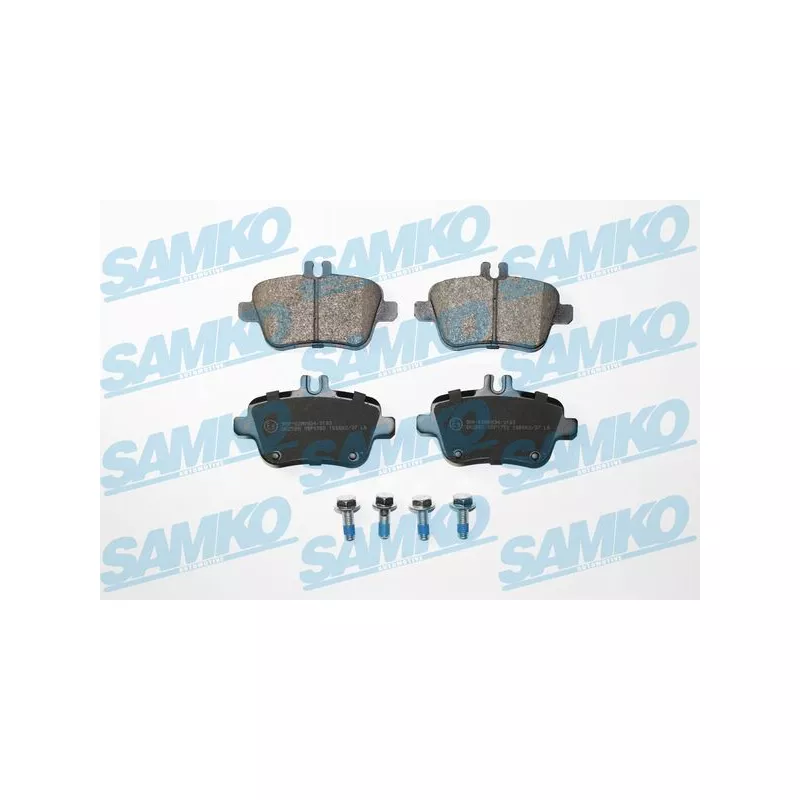 Jeu de 4 plaquettes de frein arrière SAMKO 5SP1782