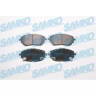 Jeu de 4 plaquettes de frein avant SAMKO