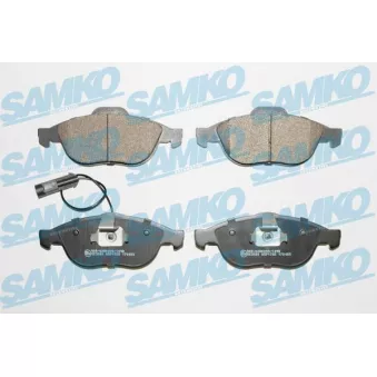 Jeu de 4 plaquettes de frein avant SAMKO