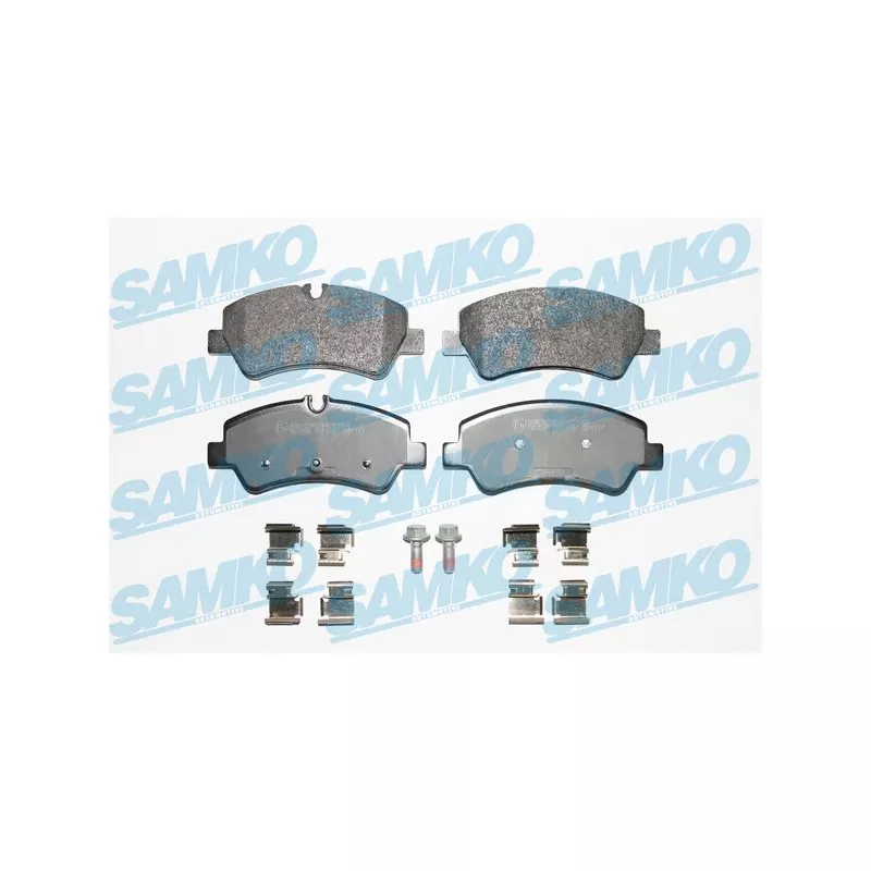 Jeu de 4 plaquettes de frein arrière SAMKO 5SP1787
