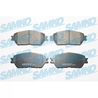 Jeu de 4 plaquettes de frein avant SAMKO