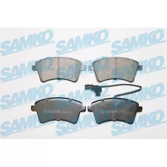 Jeu de 4 plaquettes de frein avant SAMKO