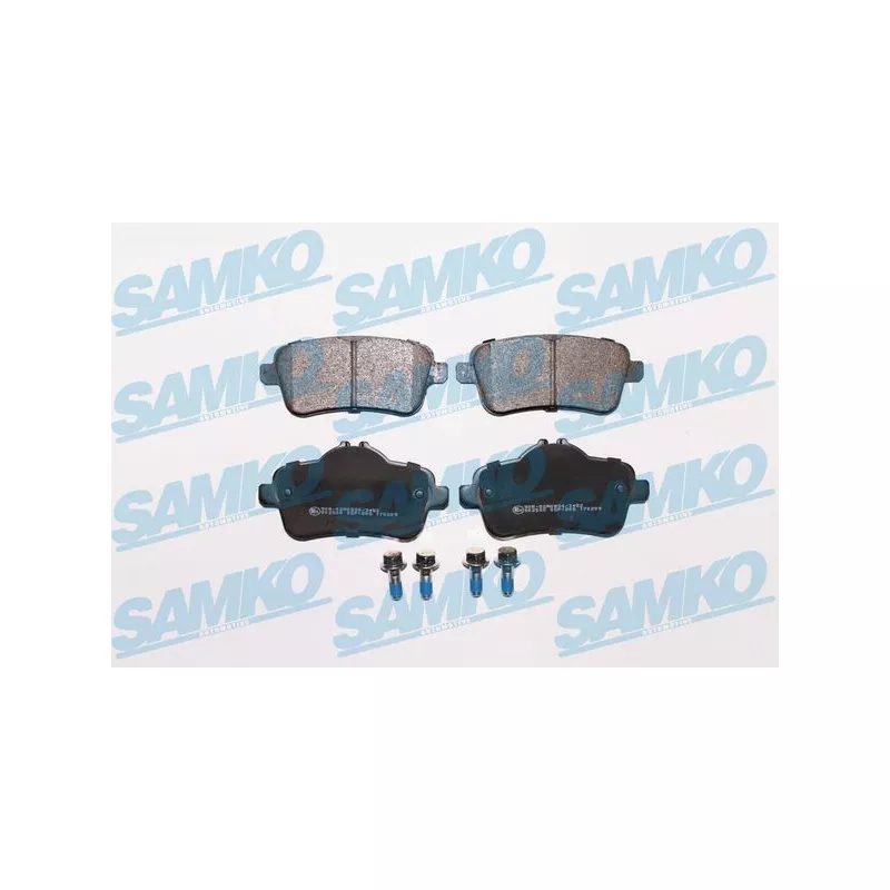 Jeu de 4 plaquettes de frein arrière SAMKO 5SP1805