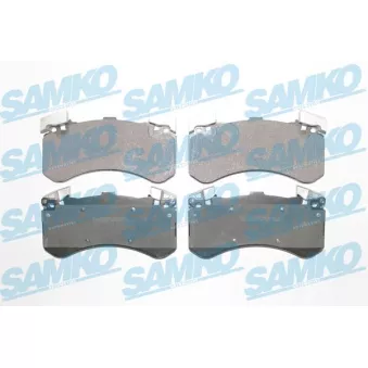 Jeu de 4 plaquettes de frein avant SAMKO