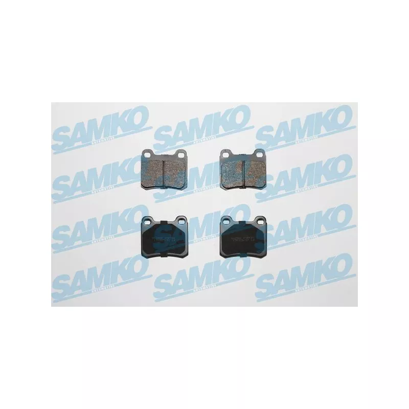 Jeu de 4 plaquettes de frein arrière SAMKO 5SP181