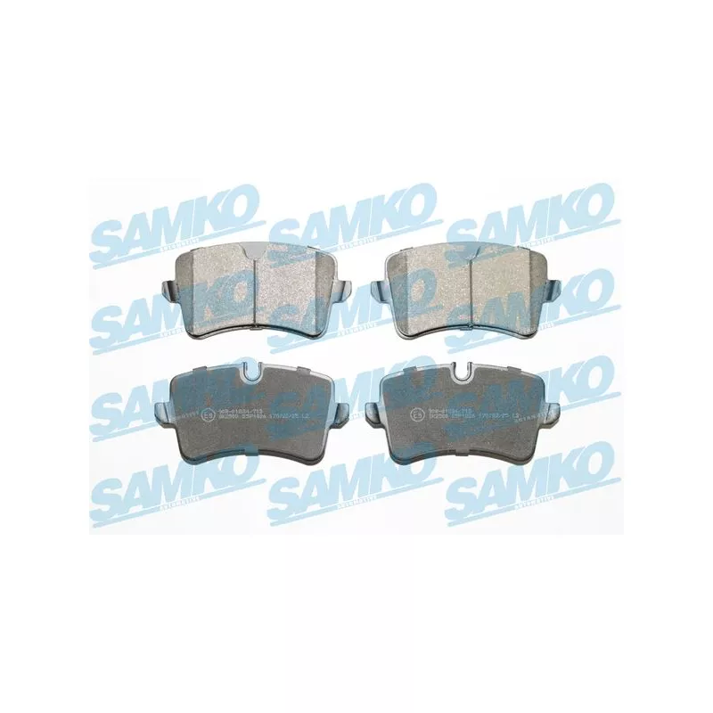 Jeu de 4 plaquettes de frein arrière SAMKO 5SP1826