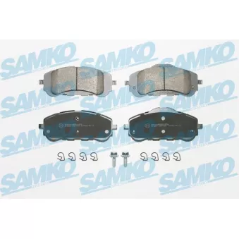Jeu de 4 plaquettes de frein avant SAMKO