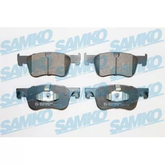 Jeu de 4 plaquettes de frein avant SAMKO