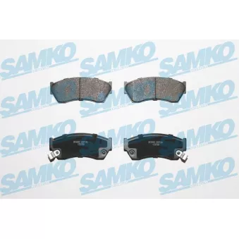 Jeu de 4 plaquettes de frein avant SAMKO