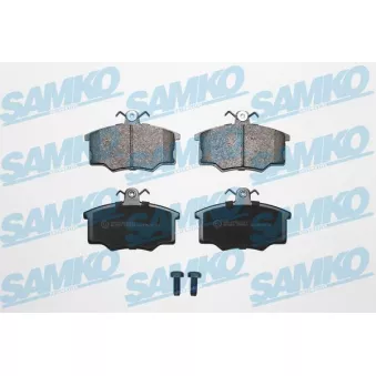 Jeu de 4 plaquettes de frein avant SAMKO