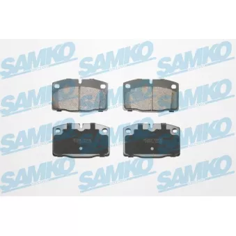 Jeu de 4 plaquettes de frein avant SAMKO