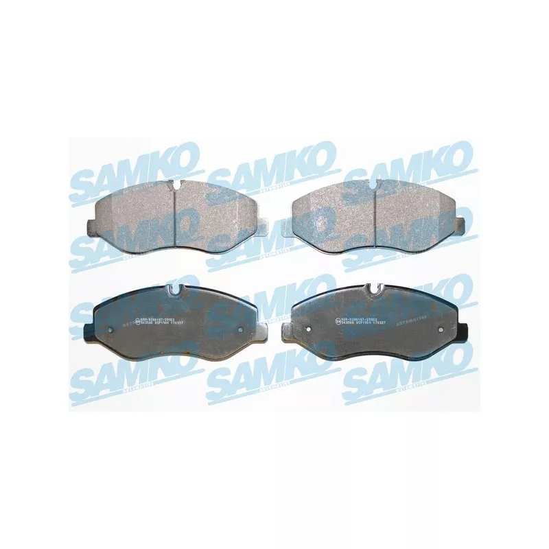 Jeu de 4 plaquettes de frein avant SAMKO 5SP1904