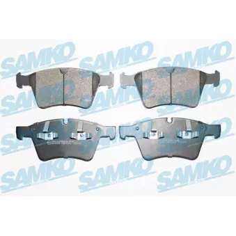 Jeu de 4 plaquettes de frein avant SAMKO