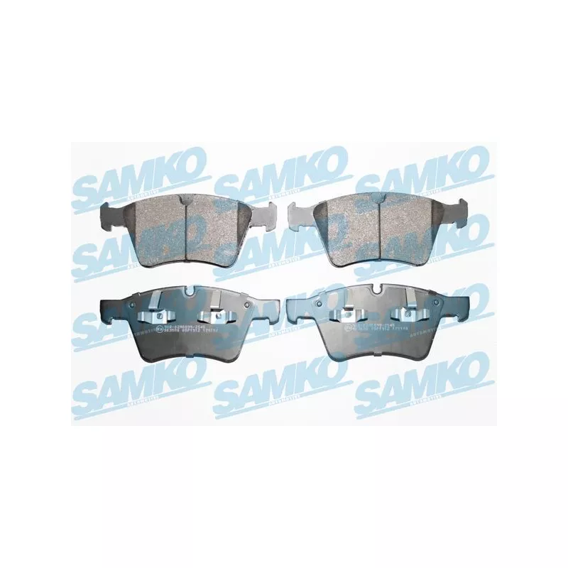 Jeu de 4 plaquettes de frein avant SAMKO 5SP1912