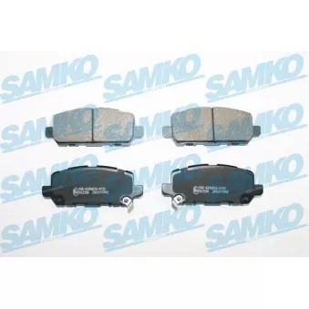 Jeu de 4 plaquettes de frein arrière SAMKO