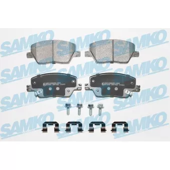 Jeu de 4 plaquettes de frein avant SAMKO