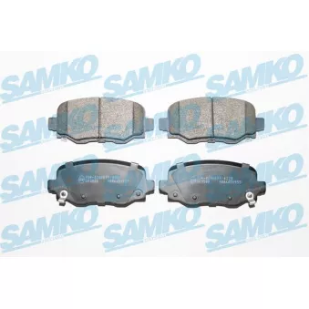 Jeu de 4 plaquettes de frein arrière SAMKO