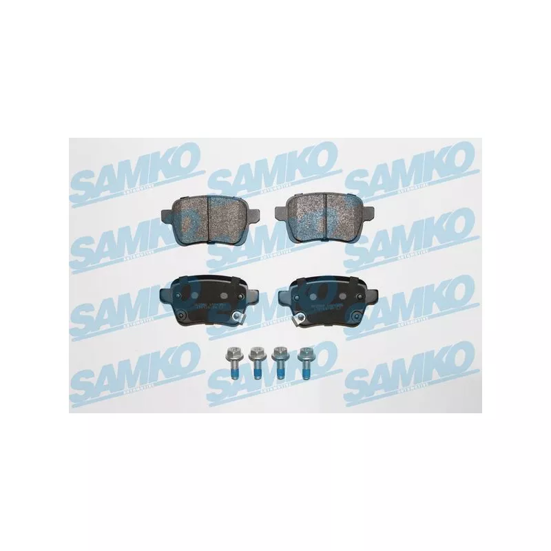 Jeu de 4 plaquettes de frein arrière SAMKO 5SP1959