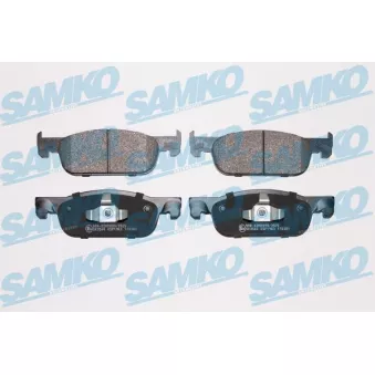 Jeu de 4 plaquettes de frein avant SAMKO