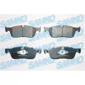 Jeu de 4 plaquettes de frein avant SAMKO