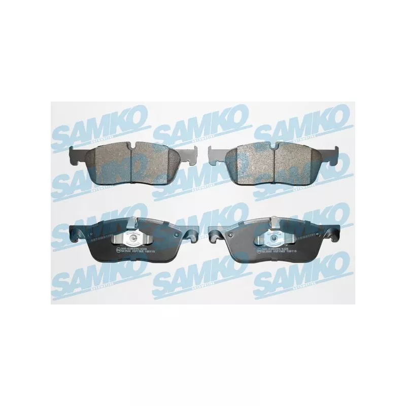 Jeu de 4 plaquettes de frein avant SAMKO 5SP1965