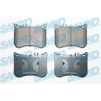 Jeu de 4 plaquettes de frein avant SAMKO