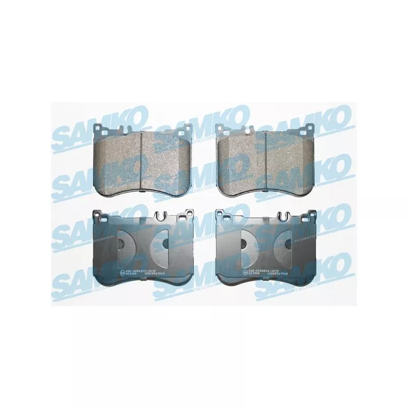 Jeu de 4 plaquettes de frein avant SAMKO 5SP1968