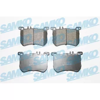 Jeu de 4 plaquettes de frein avant SAMKO