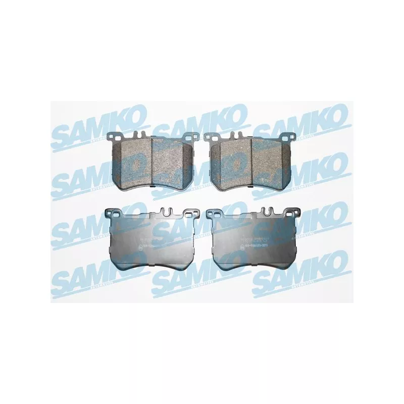 Jeu de 4 plaquettes de frein avant SAMKO 5SP1972