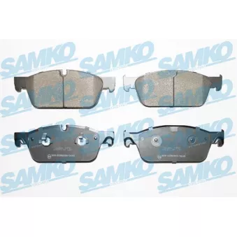 Jeu de 4 plaquettes de frein avant SAMKO