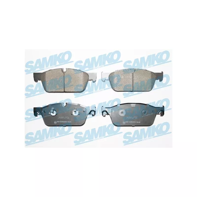 Jeu de 4 plaquettes de frein avant SAMKO 5SP1973
