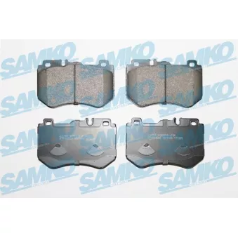 Jeu de 4 plaquettes de frein avant SAMKO