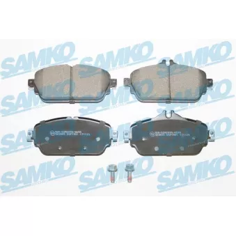 Jeu de 4 plaquettes de frein avant SAMKO