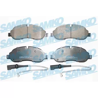 Jeu de 4 plaquettes de frein avant SAMKO