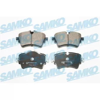 Jeu de 4 plaquettes de frein avant SAMKO