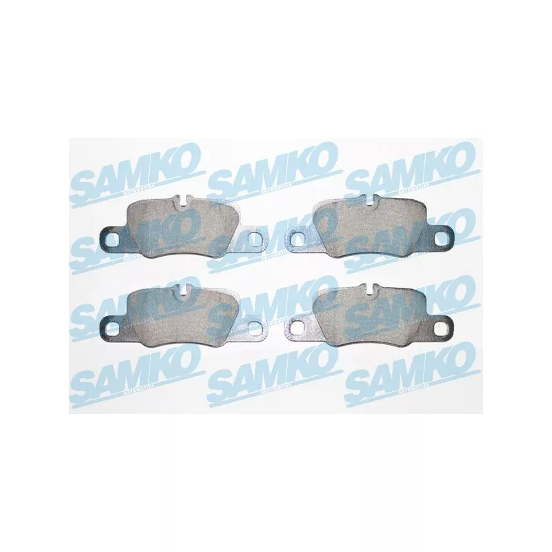 Jeu de 4 plaquettes de frein arrière SAMKO 5SP1998