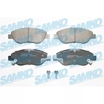 Jeu de 4 plaquettes de frein avant SAMKO