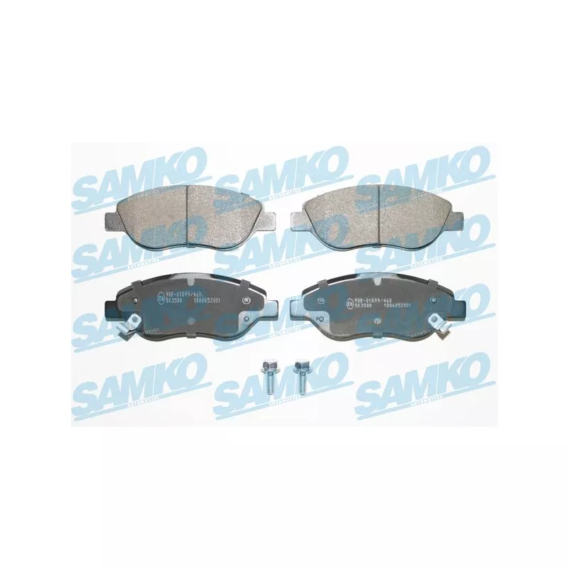 Jeu de 4 plaquettes de frein avant SAMKO 5SP2001