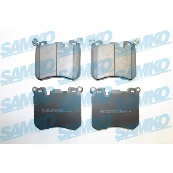 Jeu de 4 plaquettes de frein avant SAMKO 5SP2006